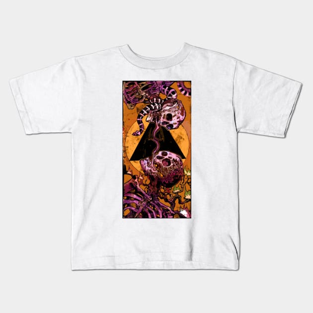 The Lovers (Cyberpunk Tarot) Kids T-Shirt by Joshessel